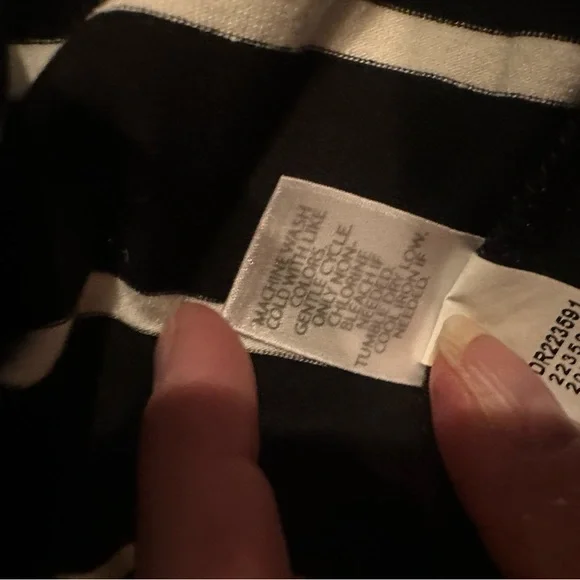 J.Jill Wherever Collection dress. Black and white size large - Picture 4 of 4